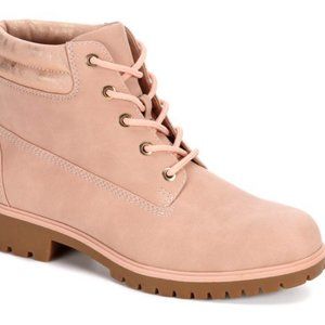 Blush Pink Ankle Boots
